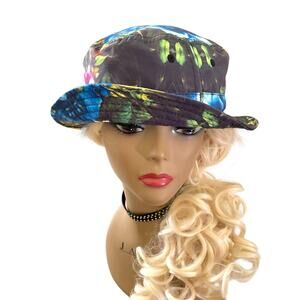 Original Chuck Bucket Tropical Hawaiian Floral Print Hat